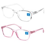 K KENZHOU Blue Light Glasses for Woman Men Bluelight Blocking Glasses for Computer Gaming Phones,Anti Eye Strain & UV Glare