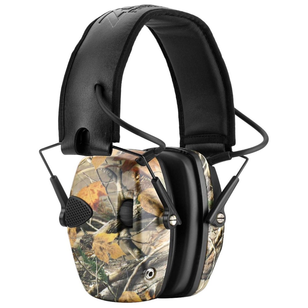 ZOHAN EM054 Electronic Ear Protection for Shooting Range with Sound Amplification Noise Reduction, Ear Muffs for Gun Range (Camo)