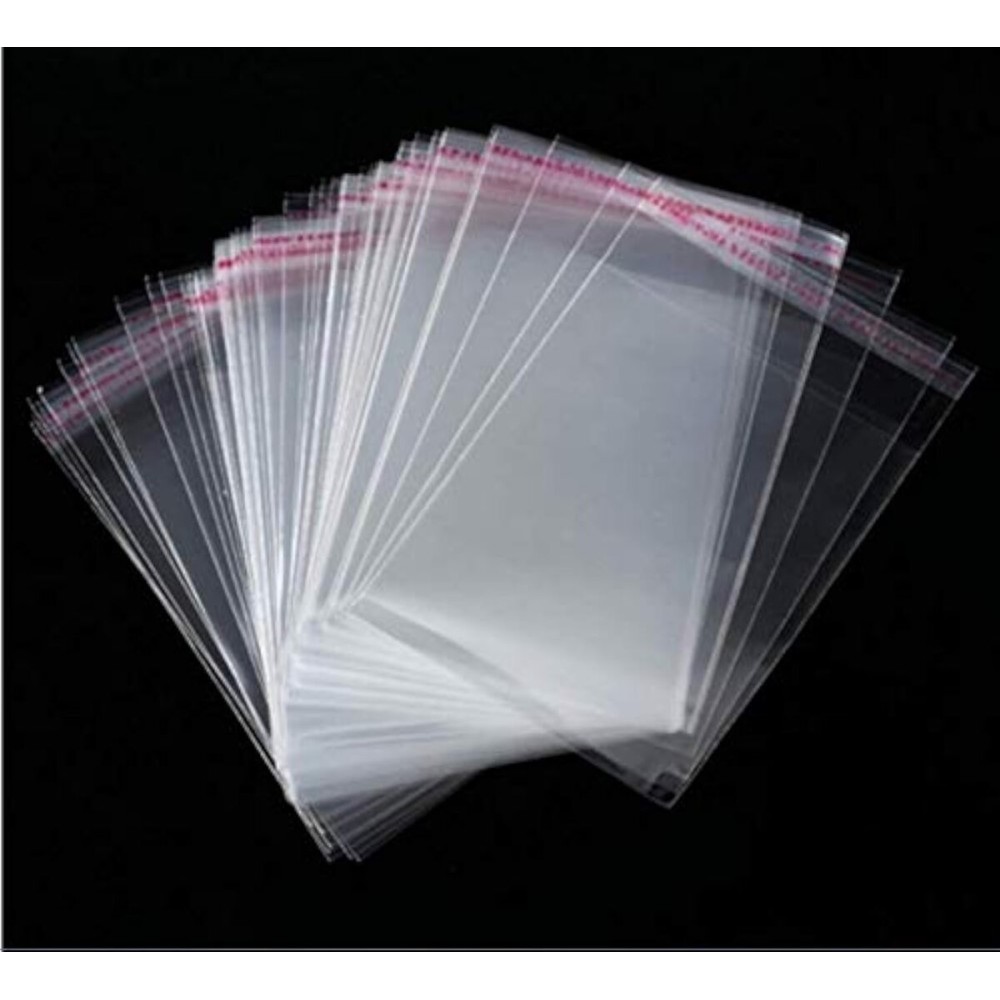 JOSDIOX 4 x 6 Self Seal Clear Cello Cellophane Resealable Plastic Poly Bags for Photo, Jewelry, Bakery, Treats, Party Favors4x6 100pcs)