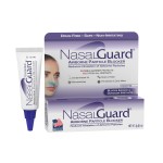 NasalGuard Airborne Particle Blocker Gel - Helps Reduce Inhalation of Allergens, Pollutants & Irritants - Drug-Free, Daily Use, Made in USA (Unscented, 3 Gram Tube), Over 150 Applications