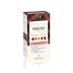 Phytocolor Permanent Hair Color, 5.35 Chocolate Light Brown, with Botanical Pigments, 100% Grey Hair Coverage, Ammonia-free, PPD-free, Resorcin-free
