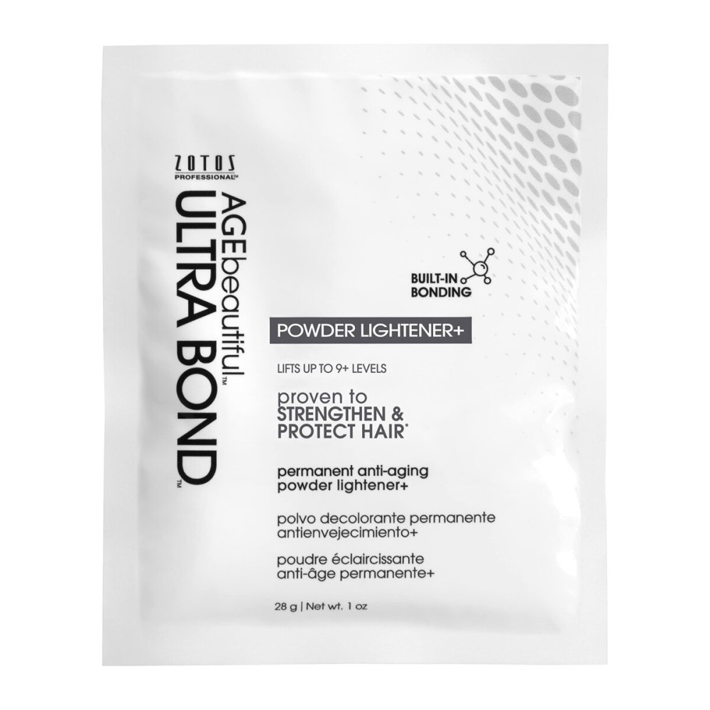 AGE beautiful Permanent Powder Hair Lightener with Ultra Bond Building | Strengthens, Protects & Nourishes | Lifts up to 9+ Levels | For Lightening & Highlights | 1 Oz