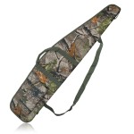 AUMTISC Soft Rifle Case 41/45/49 Padded Shotgun Gun Bag for Storage Scoped Rifles with Zippered Pocket, Detachable Shoulder Sling (Camouflage-48\'\'-Fits Rifles Up To 45\'\')