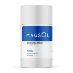 MAGSOL Magnesium Deodorant for Men, Aluminum Free, Baking Soda Free Natural Deodorant for Sensitive Skin, Long Lasting Odor Protection with Sweet Almond Oil, Patchouli 2.6 oz