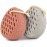 BAIMEI IcyMe Bath Sponge, Sponge Loofah Body Scrubber, Shower Pouf Cleaning Loofahs Sponge, Shower Use Sponge (Pink Grey)
