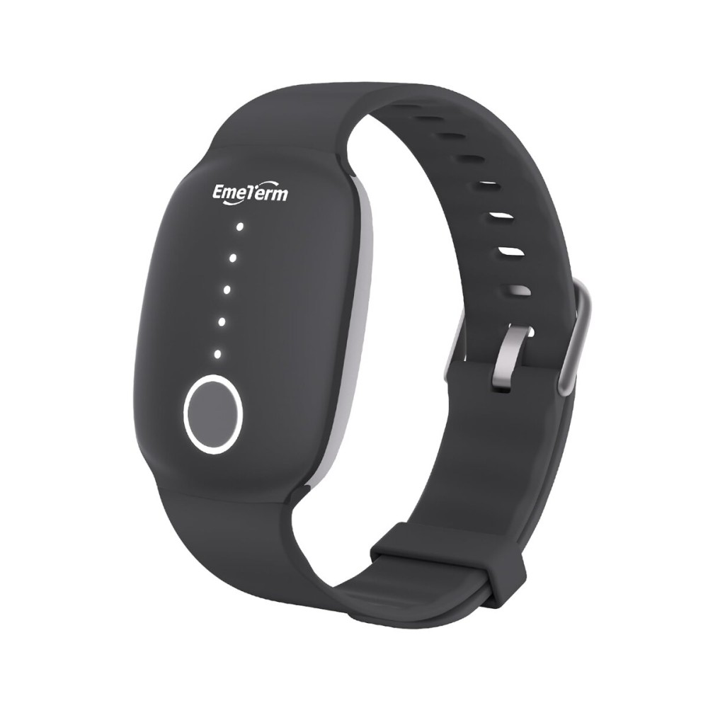 EmeTerm Fashion FDA-Cleared Relieve Nausea Electrode Stimulator Morning Sickness Motion Travel Sickness Vomit Relief Rechargeable No Gel Drug Free Wrist Bands Without Side Effects