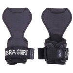 Cobra Grips PRO Weight Lifting Gloves Heavy Duty Straps Alternative Power Lifting Hooks Best for Deadlifts Adjustable Neoprene Padded Wrist Wraps Support Bodybuilding (FIT Black Sway Leather)