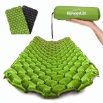 POWERLIX Ultralight Inflatable Camping Sleeping Pad - Camping Mattress Sleeping Mat for Backpacking, Hiking, Compact Lightweight Sleeping Pad for Camping, Inflation Bag/Repair Kit Included