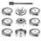 SH30 Replacement Heads for Philips Norelco Electric Shaver Series 1000, 2000, 3000 and S738 with Durable Sharp Blade, 9-pc Pack