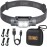 SLONIK Rechargeable Headlamp for Adults - 1000 Lumens Super Bright 60 ft Beam LED Flashlight - Lightweight, Heavy-Duty, IPX4 Waterproof Hard Hat Light - Camping Gear, Running Headlight, Gray