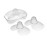 MAM Breastfeeding Nipple Shields with Sterilizing Storage Case, Nipple Shields for Nursing Newborn, Size 3 Large 23mm, 2-Count, Clear