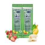 Dr. Sheffields Certified Natural Toothpaste (Strawberry Banana) - Great Tasting, Fluoride Free Toothpaste/Freshen Your Breath, Whiten Your Teeth, Reduce Plaque (2-Pack)