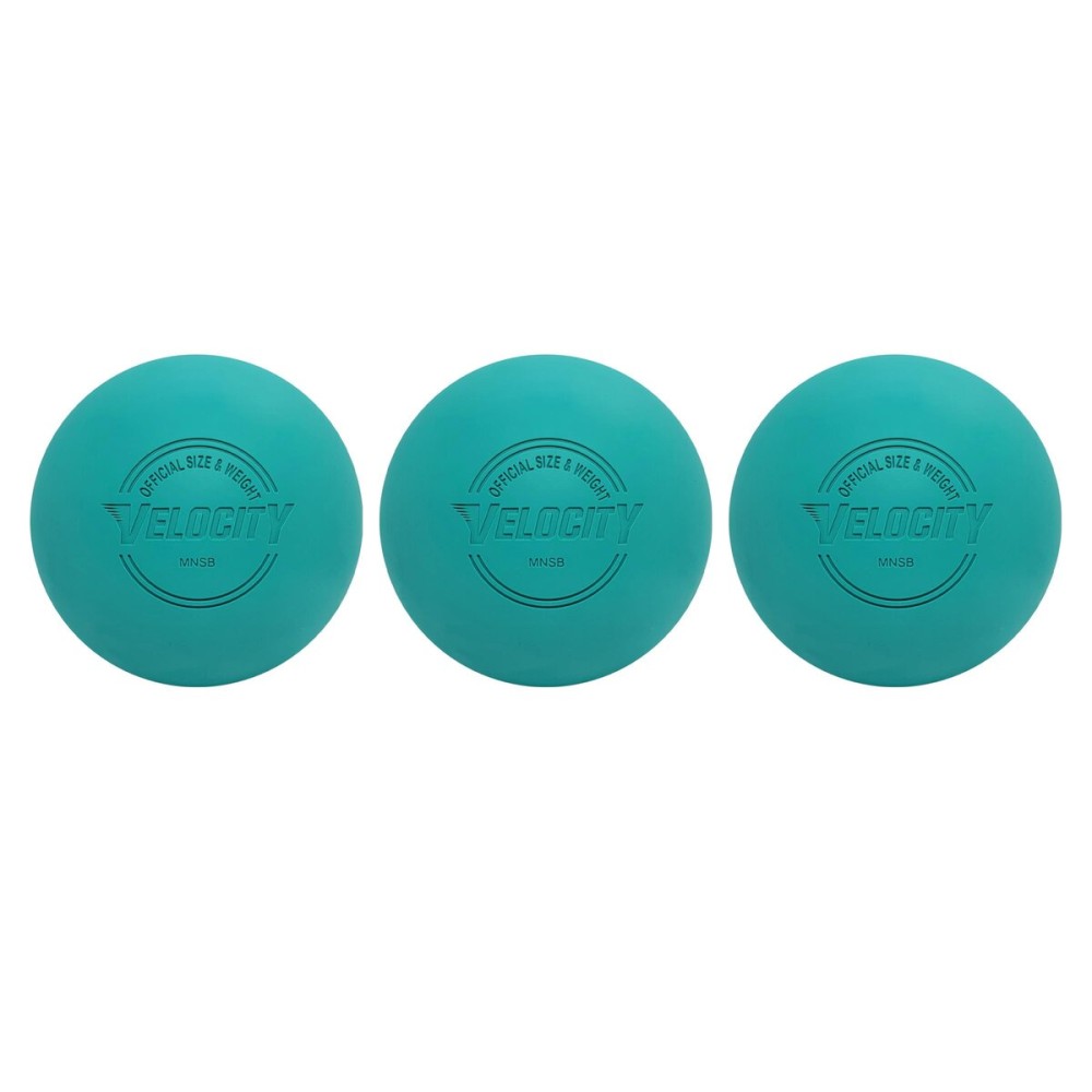 Velocity Practice Lacrosse Balls - 1, 2, 3, 6, 12, 18, 24, 36, 60 and 120 Packs - Official Size and Weight - Teal