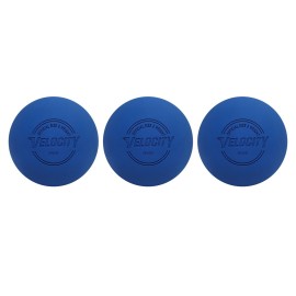 Velocity Practice Lacrosse Balls - 1, 2, 3, 6, 12, 18, 24, 36, 60 and 120 Packs - Official Size and Weight - Royal Blue