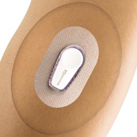 FixiC - Adhesive Patches for G6 - 25 Pack Premium Waterproof Adhesive Patches - Pre-Cut Back Paper - Adhesive Patch for G6 - Long Fixation! (Transparent)