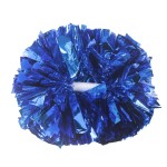 Hooshing 2PCS Blue Pom Poms Cheerleading with Baton Handle for Team Spirit Sports Dance Cheering