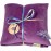 KOYA Naturals Soft Velvet Flax Seed Pillow with Lavender - Microwave Heating Pad - Microwavable Moist Heat Pack - for Neck, Muscle, Joint, Stomach Pain, Menstrual Cramps - Warm Wrap (Purple)