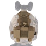 KRYDEX Tactical Helmet Battery Pouch Counterweight K1 Pack Balance Weight Bag with Hook&Loop (Upgraded-CB)