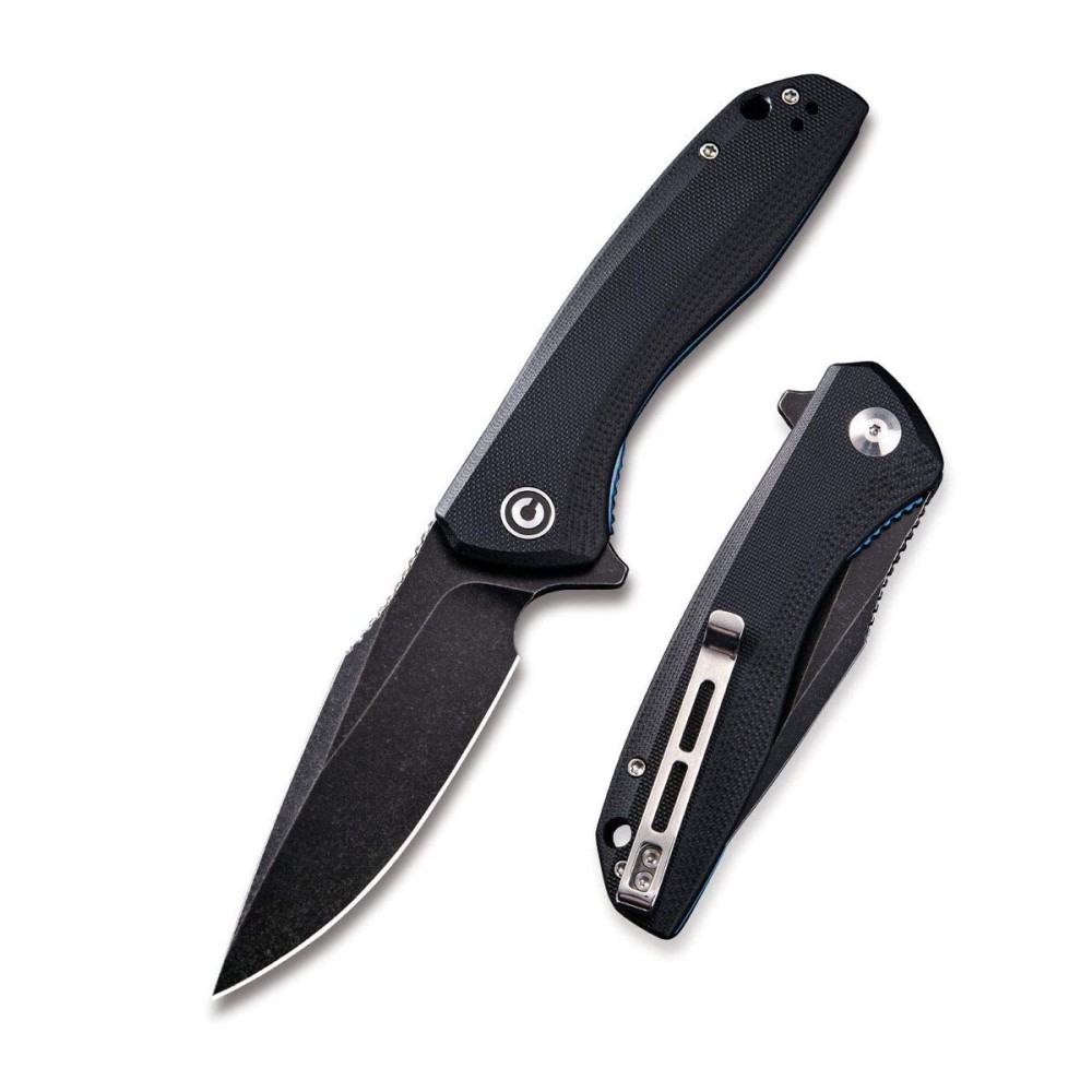 CIVIVI Folding Pocket Knife Baklash C801H (Double Black)