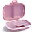 Holii Travel Pill Organizer, 8 Compartments Portable Pill Case, Daily Pill Box to Hold Vitamins, Small Pill Container for Pocket Purse Medicine OrganizerPink