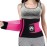 Moolida Waist Trainer for Women Waist Trimmer Workout Fitness Back Support (Hotpink,X-Large)