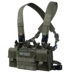 ONETIGRIS Chest Rig, MOLLE Chest Rigs Tactical Chest Rig Dangler Pouch Utility Admin Pouch IFAK Medical Organizer EDC for Outdoor Hunting Shooting Hiking