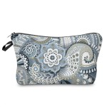 Deanfun Cosmetic Bag for Women, Mandala Flowers Waterproof Makeup Bags Roomy Toiletry Pouch Travel Accessories Gifts (51559)