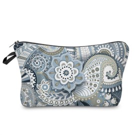 Deanfun Cosmetic Bag for Women, Mandala Flowers Waterproof Makeup Bags Roomy Toiletry Pouch Travel Accessories Gifts (51559)