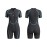 Seaskin Mens 3mm Shorty Wetsuit Womens, Full Body Diving Suit Front Zip Wetsuit for Diving Snorkeling Surfing Swimming 3X-Large