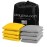 Play Platoon Weather Resistant Cornhole Bags - Set of 8 Regulation Corn Hole Bean Bags - Yellow & Gray - Durable Duck Cloth Corn Hole Bag for Tossing Game, Includes Tote Bag