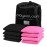 Play Platoon Weather Resistant Cornhole Bags - Set of 8 Regulation Corn Hole - Pink & Black - Durable Duck Cloth Corn Hole for Tossing Game, Includes Tote Bag