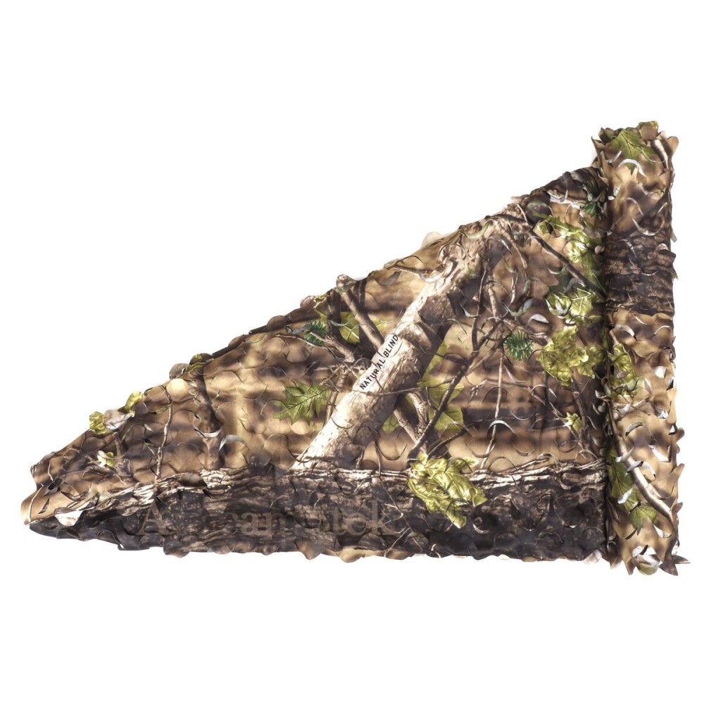 AUSCAMOTEK Camo Netting Camouflage Net for Turkey Blind Material Soft Quiet -Green 5x12.99Ft