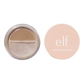 e.l.f. Halo Glow Soft Focus Setting Powder, Silky & Creates Soft Glow Without Shine, Smooths Pores & Lines, Vegan & Cruelty-Free, Deep