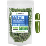 XPRS Nutra Size 00 Empty Capsules - 100 Count Empty Gelatin Capsules - Pills DIY Capsule Filling - Fillable Pill Gel Caps for Do-It-Yourself Supplements (Green)