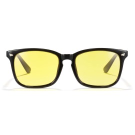 Cyxus Blue Light Glasses for Men Women Yellow Lens Computer Glasses Reduce Eye Strain UV Blocking 8082Y01