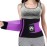 Moolida Waist Trainer Belt for Women Waist Trimmer Workout Fitness Back Support Belts (Purple, Small(24-28 Waist))