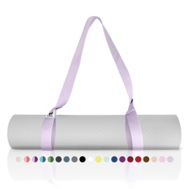Tumaz Yoga Mat Strap [MAT NOT Included] (2 Sizes) with Extra Thick & Comfy Delicate Texture, Adjustable Yoga Mat Carrier