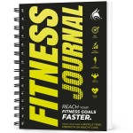 Clever Fox Fitness Journal Workout Log Book - Daily Fitness Planner Workout Journal for Women and Men. Spiral-Bound, Laminated Cover, Thick Pages, A5 (Neon Yellow)