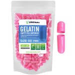 XPRS Nutra Size 00 Empty Capsules - 100 Count Empty Gelatin Capsules - Pills DIY Capsule Filling - Fillable Pill Gel Caps for Do-It-Yourself Supplements (Pink)