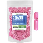 XPRS Nutra Size 00 Empty Capsules - 500 Count Empty Gelatin Capsules - Pills DIY Capsule Filling - Fillable Pill Gel Caps for Do-It-Yourself Supplements (Pink)