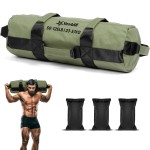 Yes4All Sandbags for Working Out, Unfilled Adjustable Sand Bags for Weight Training with Handles, Multiple Colors & Sizes 5-200lbs