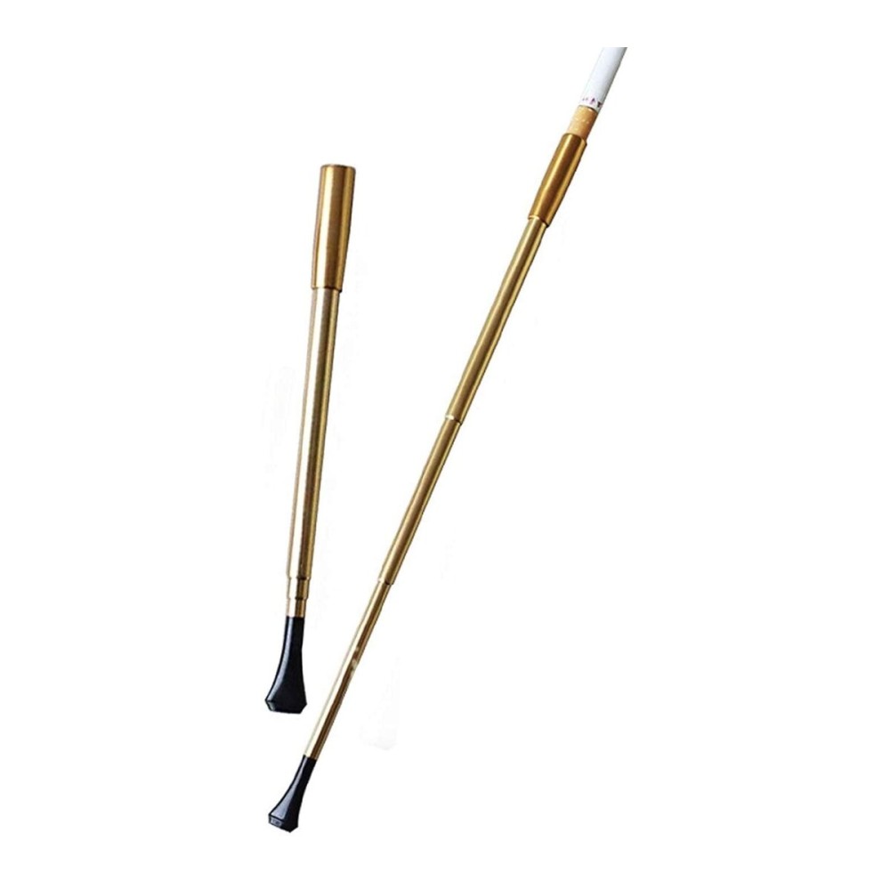 YWQZGYP Long Extendable Cigarette Holder for Women 1920s Costume Cosplay (Cigarette Holder, Gold)