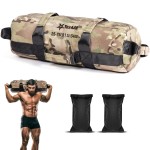 Yes4All Sandbags for Working Out, Unfilled Adjustable Sand Bags for Weight Training with Handles, Multiple Colors & Sizes 5-200lbs
