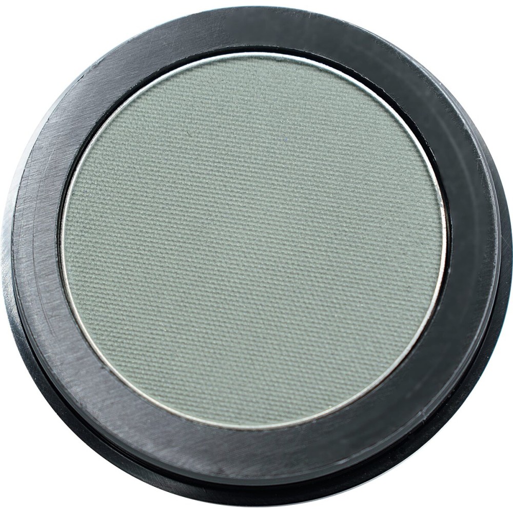 Pure Ziva Khaki Grey Dark Green Sage Thyme Forest Fern Matte Opaque Pressed Powder Single Vegan Eyeshadow; Talc, Paraben & Cruelty Free