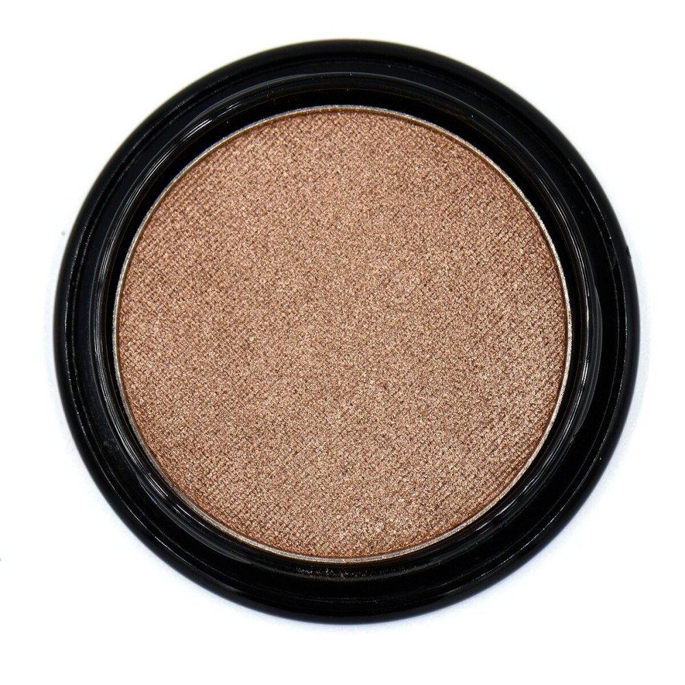 Pure Ziva Gilded Frosted Nude Bronze Beige Gold Shimmer Pressed Powder Single Vegan Eyeshadow; Talc, Paraben & Cruelty Free