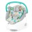 Bright Starts Comfy Baby Bouncer Soothing Vibrations Infant Seat - Taggies, Music, Removable Toy-Bar, 0-6 Months Up to 20 lbs (Jungle Vines)
