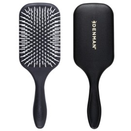 Denman D38 Paddle Hairbrush -Air cushioned pad for Detangling, Blow drying, Smoothing, Styling brush - Hair brush For All Hair types - Women and Men