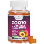 CoQ10 Gummies 100mg - 3X Strength, High Absorption, Antioxidant Supplement for Heart Health Support & Energy Production, Ultra Coenzyme Q10 Vitamins, Coq 10 Supplements, Non-GMO - 60 CoQ10 Gummies