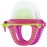 Teetherpop Fillable Silicone Teether for Babies - Breastmilk Popsicle Molds for Teething with Spill-Proof Sippy Slits - Freezable Baby Teethers for Liquids & Pures - Cool Relief (PinkLimon & Fuchsia)