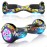 UNI-SUN Self Balancing Scooter for Kids, 6.5 Two Wheels Scooter with Bluetooth and Lights for Girls Boys Kids Adults(Multi-Color)
